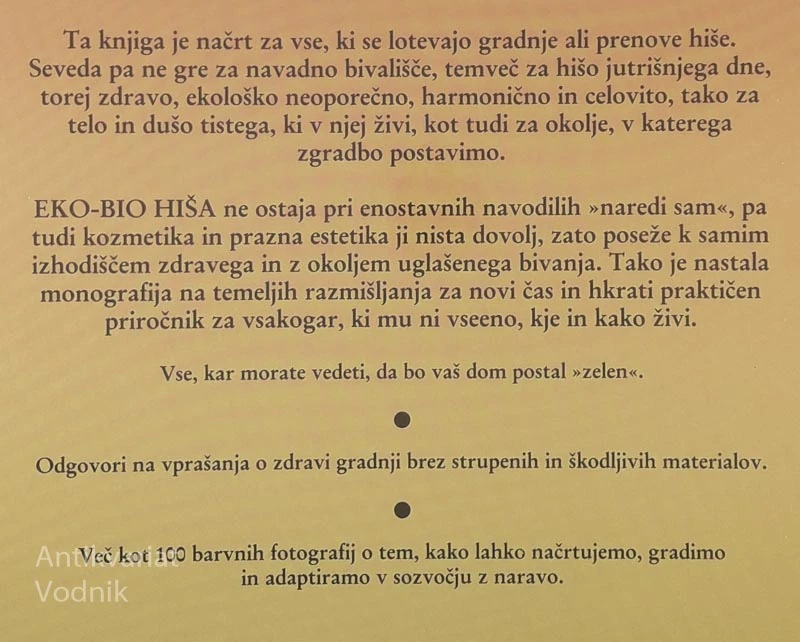 EKO-BIO HIŠA, David Person