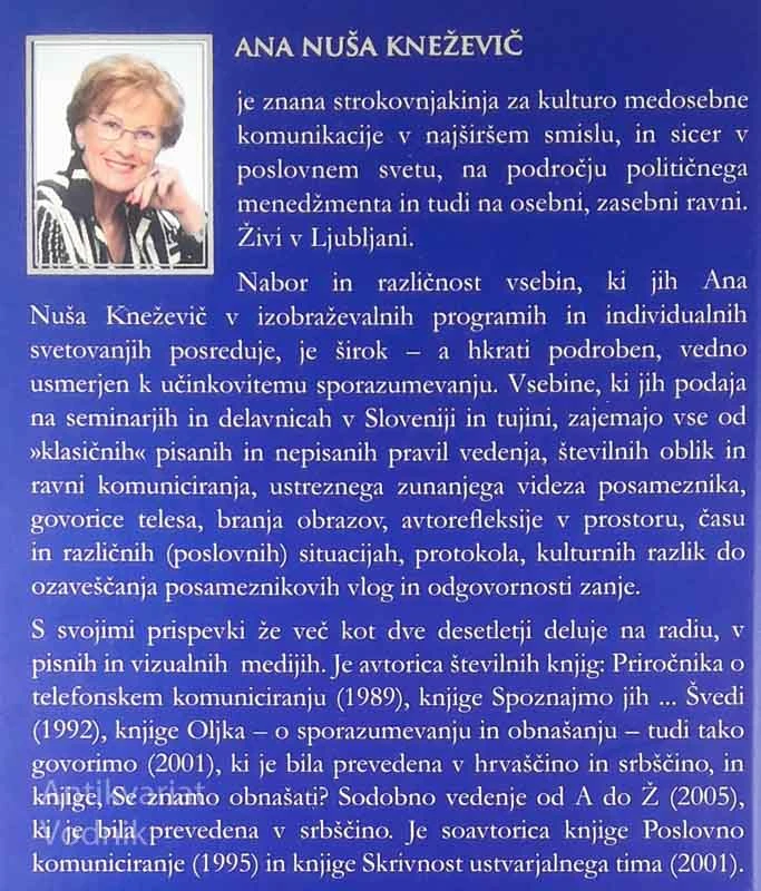 VPRAŠALI STE, ODGOVORILA SEM, Ana Nuša Kneževic