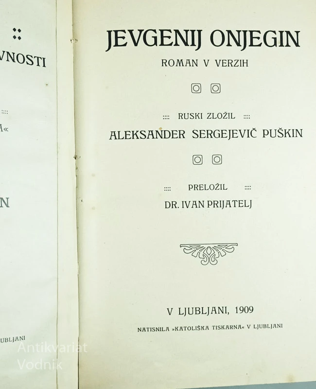 JEVGENIJ ONJEGIN, A. S. Puškin