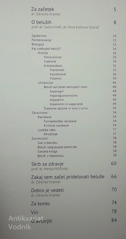 ZELENI BELUŠI ZA ZDRAVJE, več avtorjev