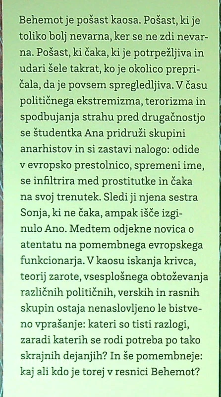 BEHEMOT, Jernej Županič