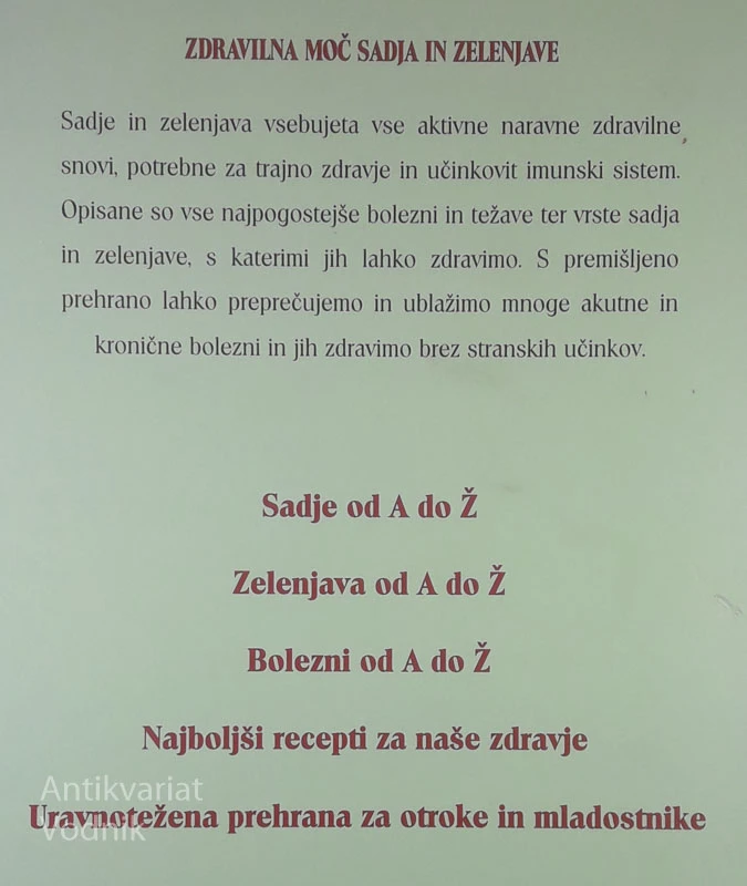 ZDRAVILNA MOČ SADJA IN ZELENJAVE, Klaus Oberbeil