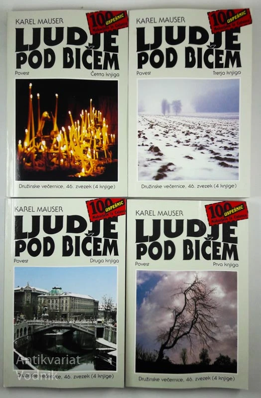 LJUDJE POD BIČEM, 4 knjige, Karl Mauser