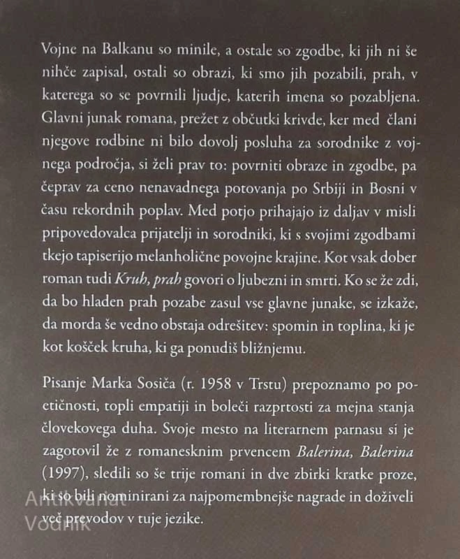 KRUH, PRAH, Marko Sosič