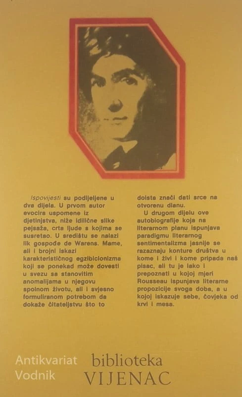 ISPOVIJESTI, Jean-Jacques Rousseau (I-II.)