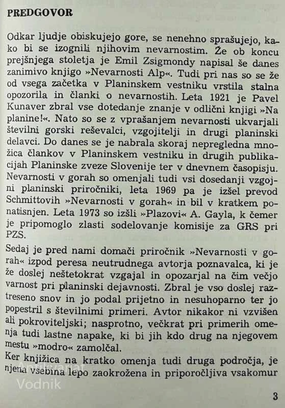 NEVARNOSTI V GORAH, Pavle Šegula