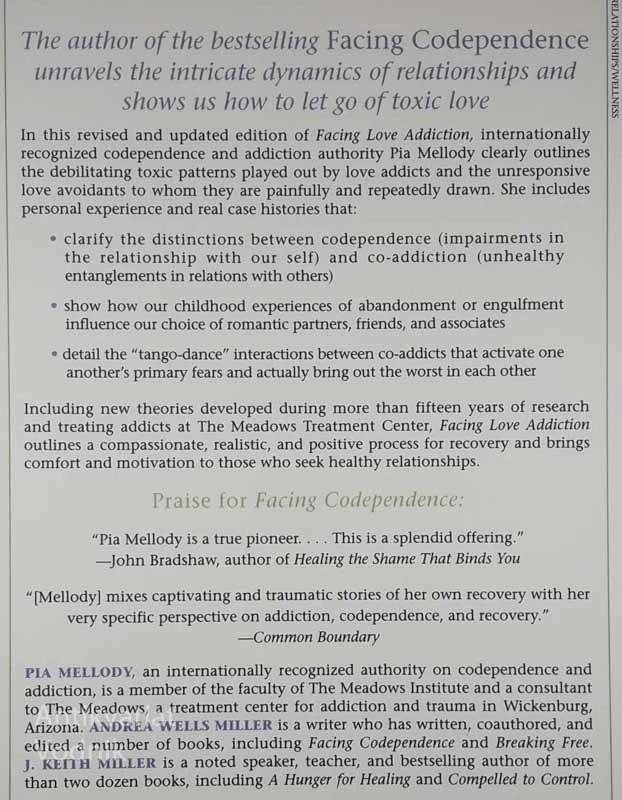 FACING LOVE ADDICTION, Pia Mellody