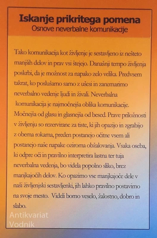 ISKANJE PRIKRITEGA POMENA, Andrej Mladenović
