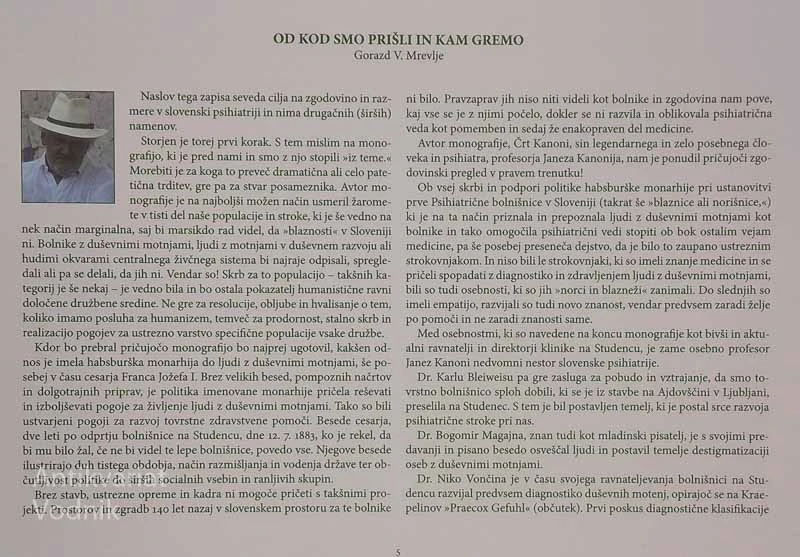 OD BLAZNICE DO KLINIKE – 140 LET SLOVENSKE PSIHIATRIJE