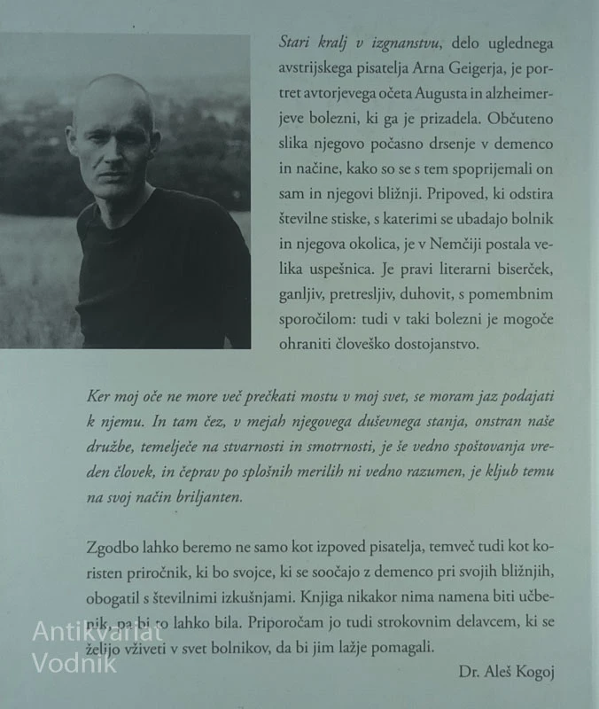 STARI KRALJ V IZGNANSTVU, Arno Geiger