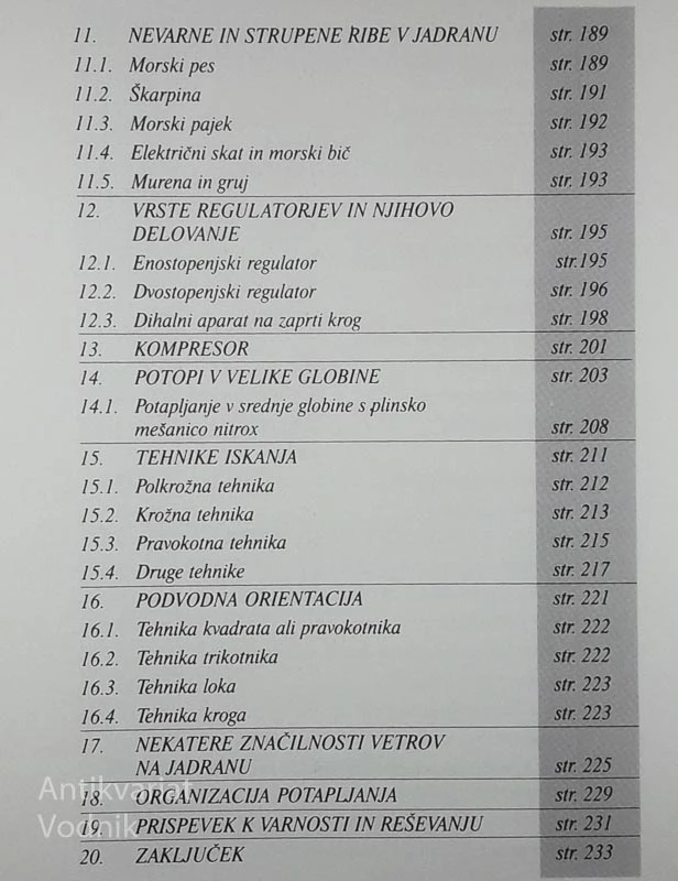 POTOP V MODRO; OSNOVE TEORIJE IN PRAKSE POTAPLJANJA Z AVTONOMNO POTAPLJAŠKO OPREMO, Vlado Verdnik