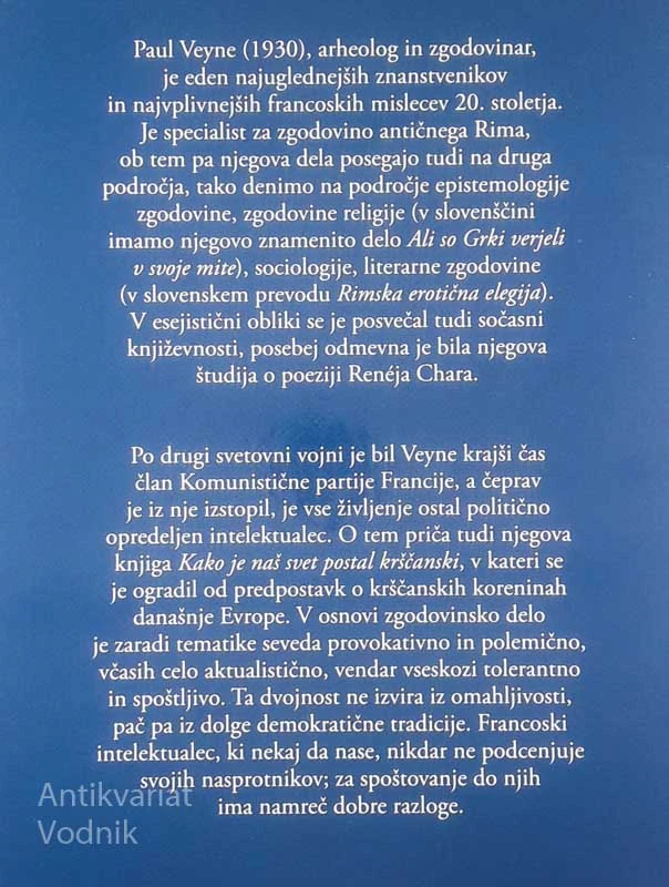 KAKO JE NAŠ SVET POSTAL KRŠČANSKI (312-394), Paul Veyne