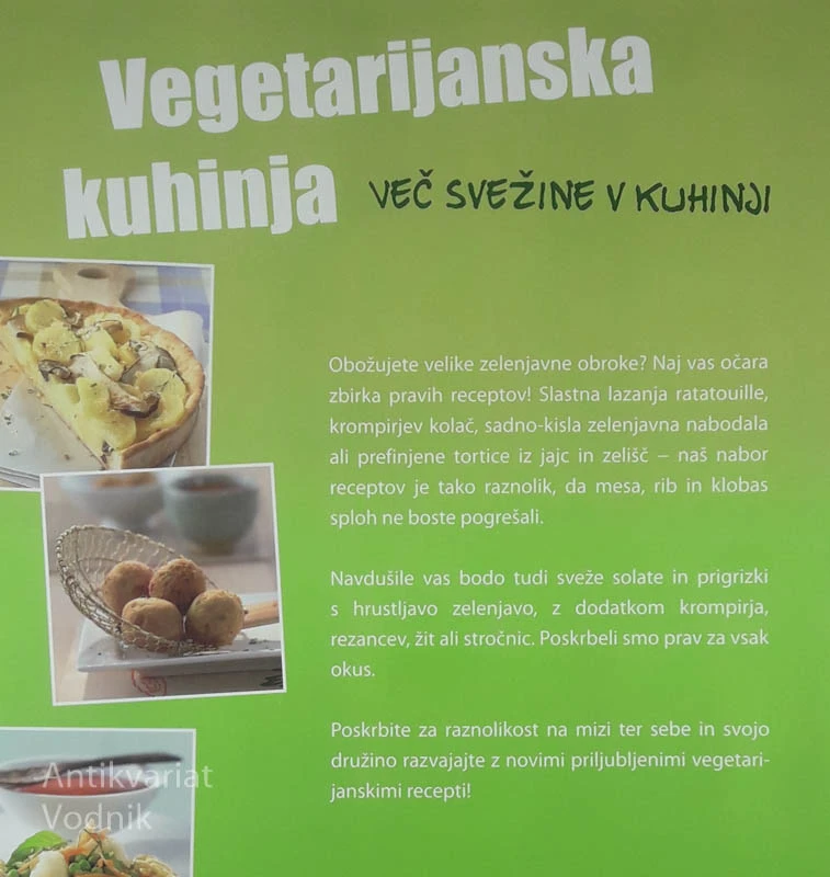 VEGETARIJANSKA KUHINJA, več avtorjev