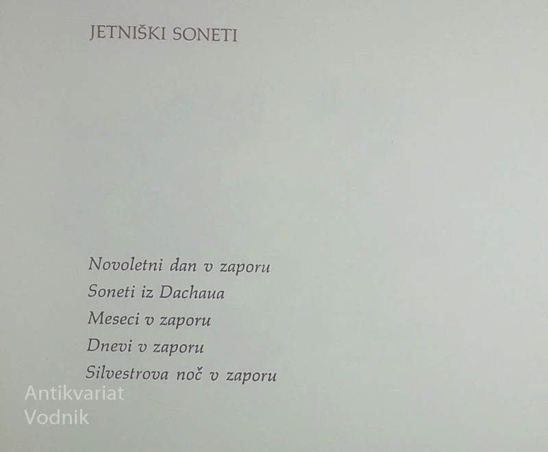 JETNIŠKI SONETI, Igor Torkar