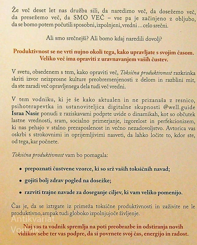 TOKSIČNA PRODUKTIVNOST, Israa NASIR