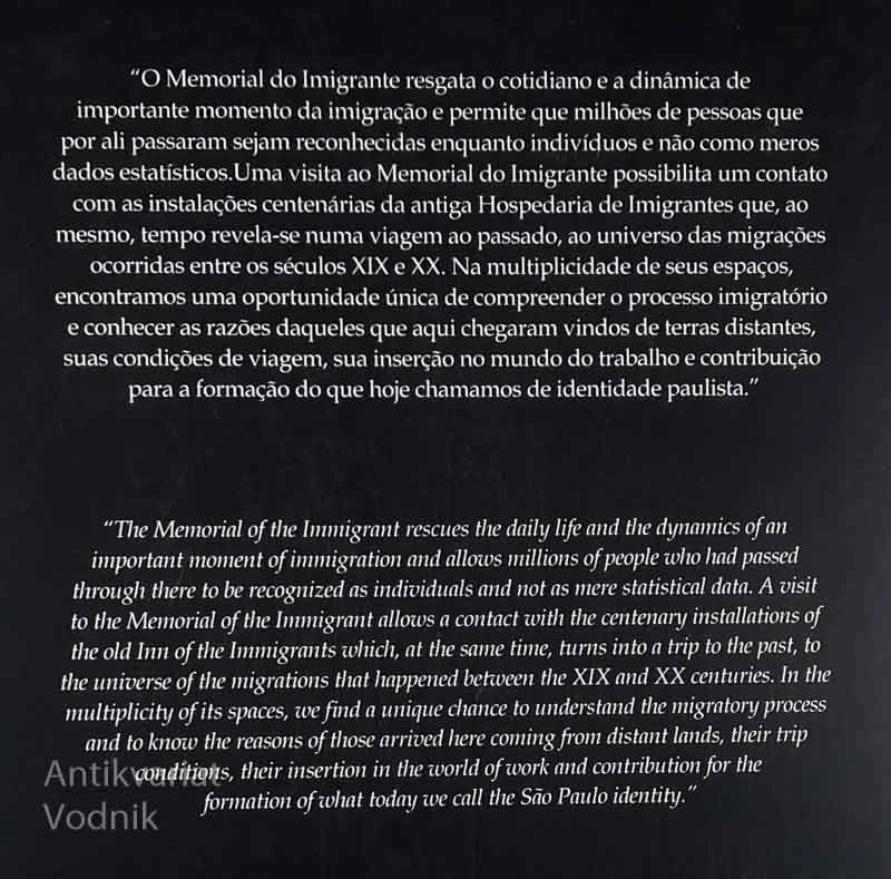 MEMORIAL DO IMIGRANTE, Soraya Moura