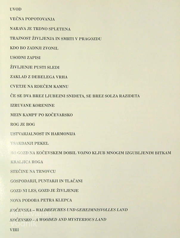KOČEVSKA; GOZDNATA IN SKRIVNOSTNA DEŽELA, Janez Černač