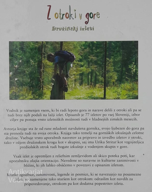 Z OTROKI V GORE Družinski izleti Urška in Andrej Stritar