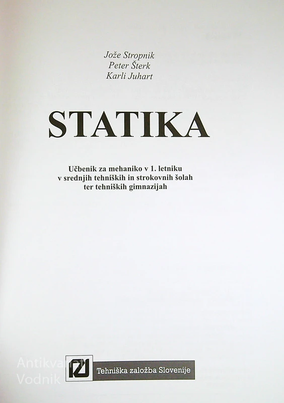 STATIKA, več avtorjev