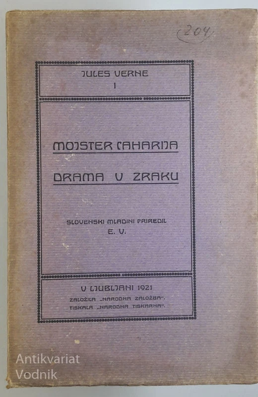 Jules Verne, MOJSTER CAHARIJA, DRAMA V ZRAKU
