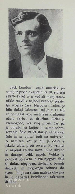 DOLINA MESECA, Jack London