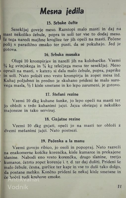 STOPETDESET PREIZKUŠENIH KUHINJSKIH RECEPTOV, M. Ulčar