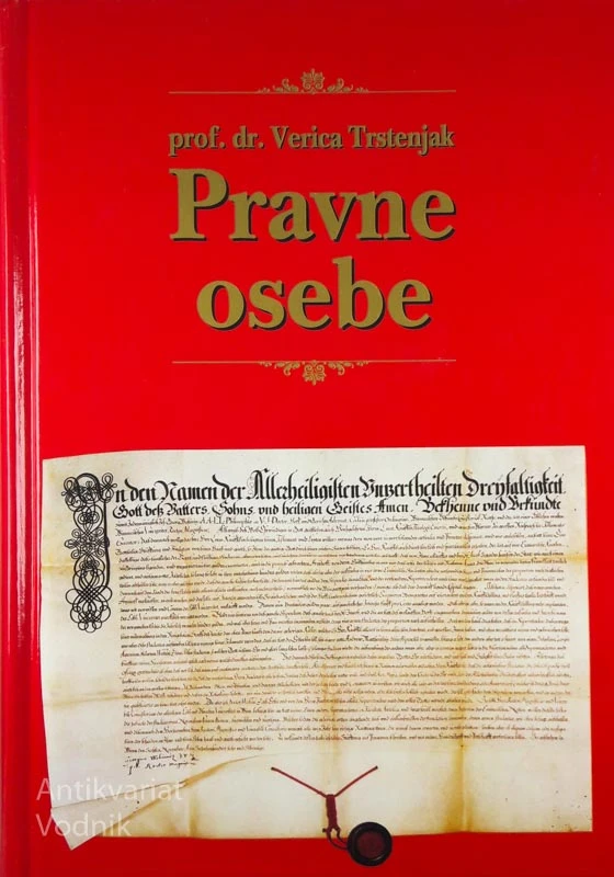 PRAVNE OSEBE, Verica Trstenjak
