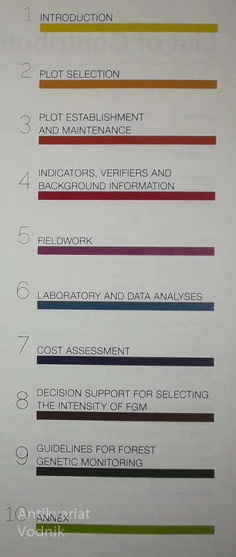 MANUAL FOR FOREST GENETICS MONITORING, več avtorjev