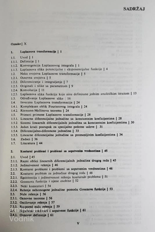 JEDNAČINE MATEMATIČARKE FIZIKE, D. S. Mitrović & J. D. Kečkić
