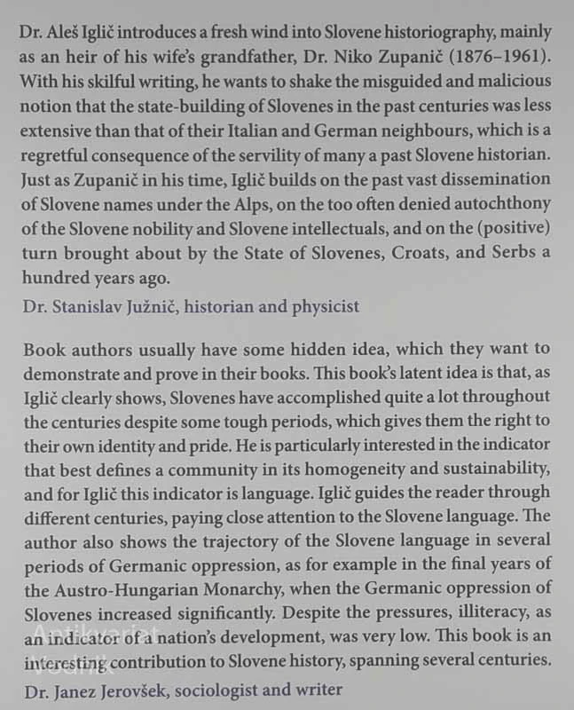 ON THE CULTURAL HISTORY OF ALPINE AND PANONIAN SLOVENES, Aleš Iglič