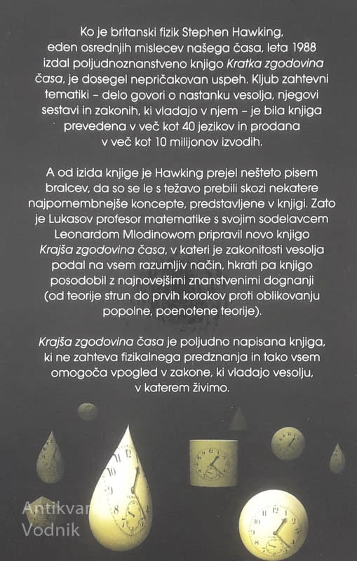 KRAJŠA ZGODOVINA ČASA, Stephen Hawking