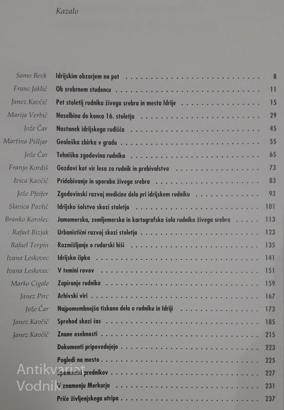 IDRIJSKA OBZORJA Pet stoletij rudnika in mesta