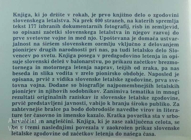 LETALSTVO IN SLOVENCI, Sandi Sitar
