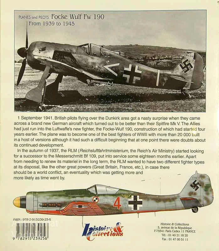 THE FOCKE WULF FW 190; FROM 1939 – 1945