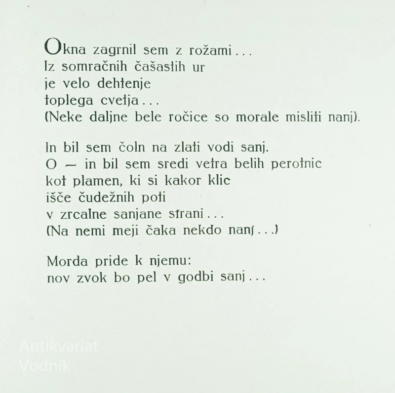 ŽALOSTNE ROKE, Anton Vodnik