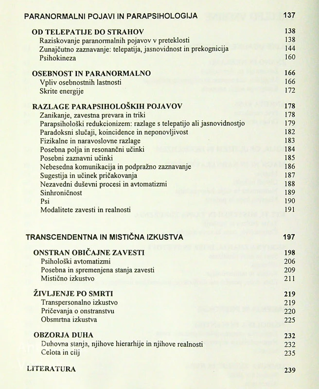 NEZNANKA DUHA; OKULTNO, PARANORMALNO, TRANSCENDENTNO, Janek Musek