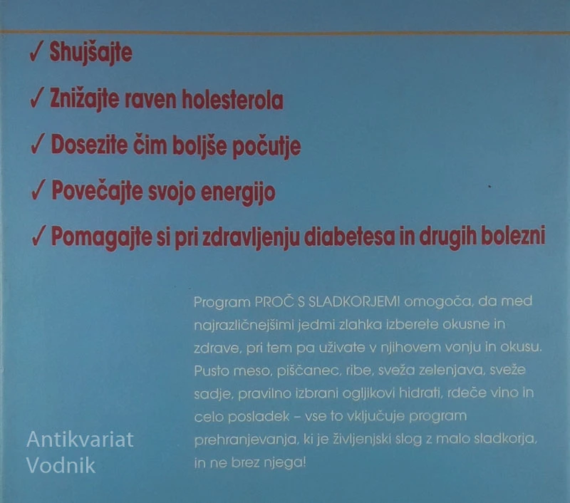 PROČ S SLADKORJEM!