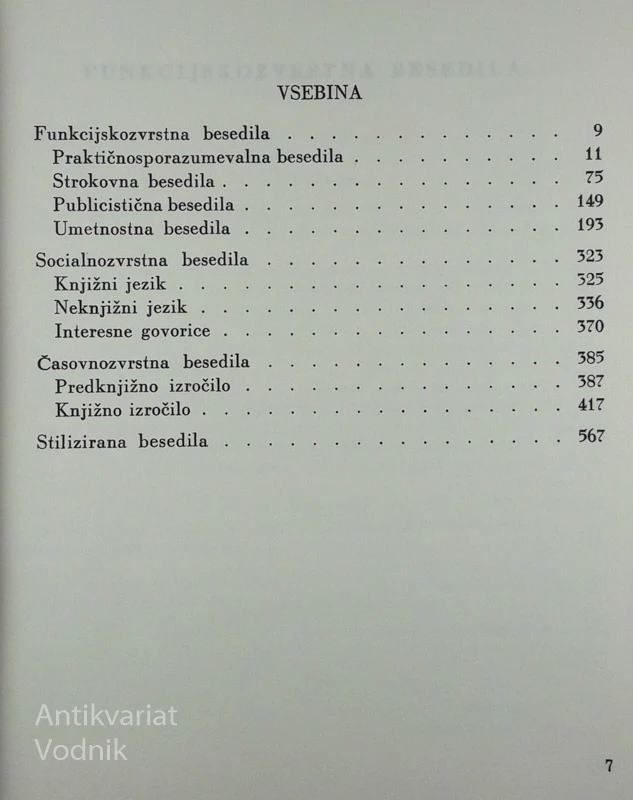 SLOVENSKA ZVRSTNA BESEDILA