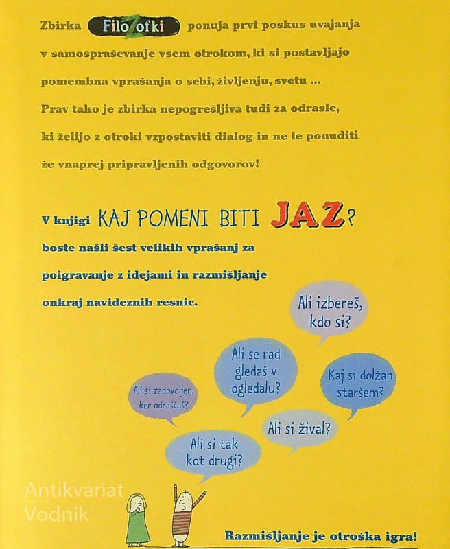 KAJ POMENI BITI JAZ?, Oscar Brenifer