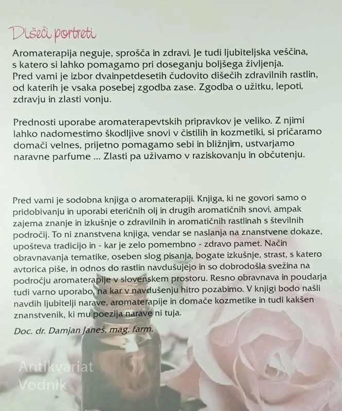 AROMATERAPIJA: DIŠEČI PORTRETI, Nataša Špiranec Maurer
