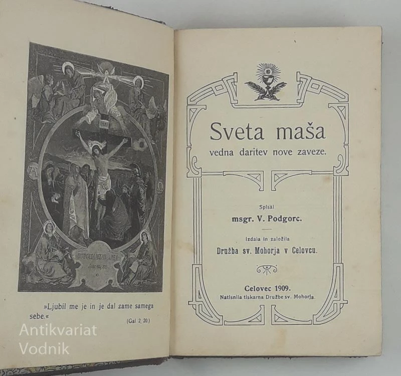 SVETA MAŠA; VEDNA DARITEV NOVE ZAVEZE, msgr. V. Podgorc