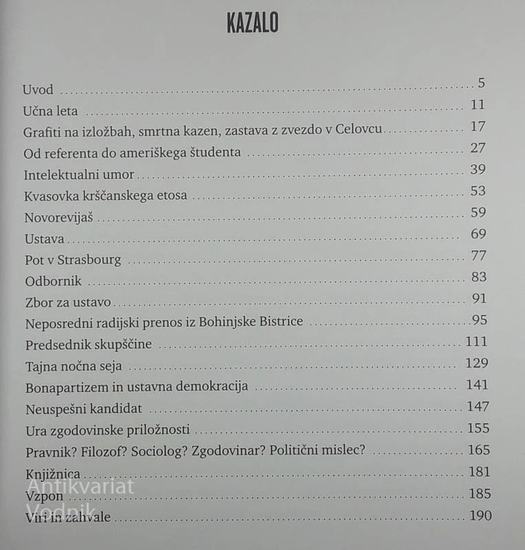 FRANCE BUČAR, Ali Žerdin