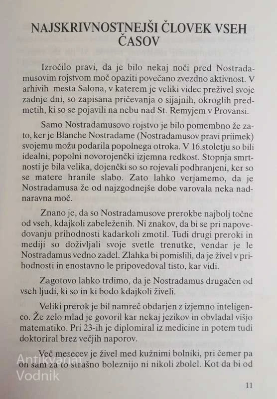NEOBJAVLJENE NOSTRADAMUSOVE PREROKBE, A. Crocketta