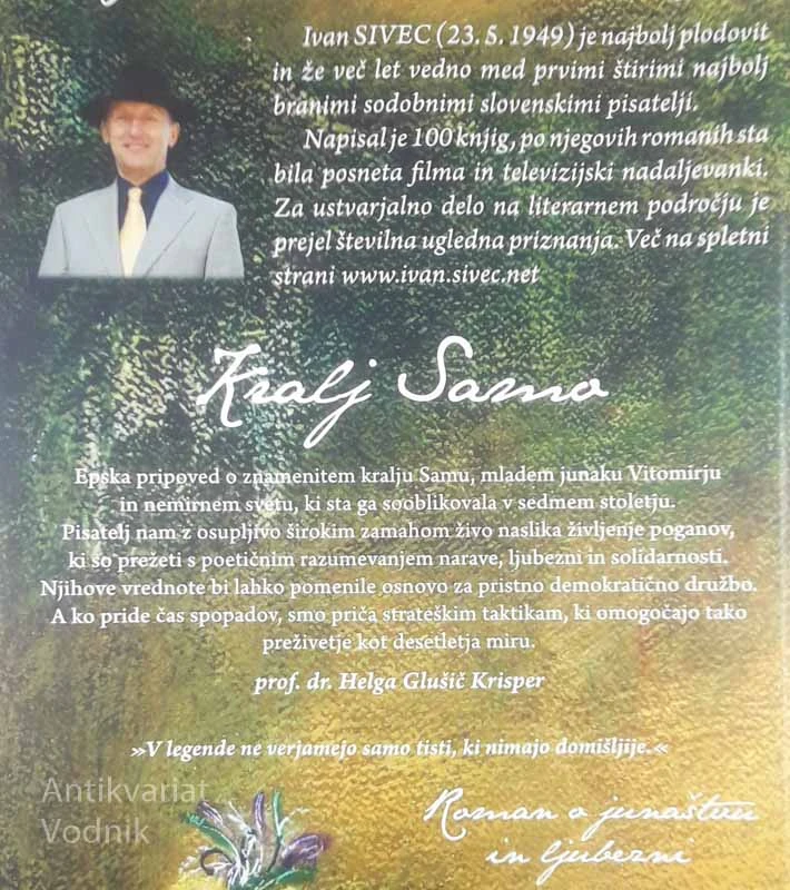 KRALJ SAMO, Ivan Sivec (Saga o Karantaniji 1. del)