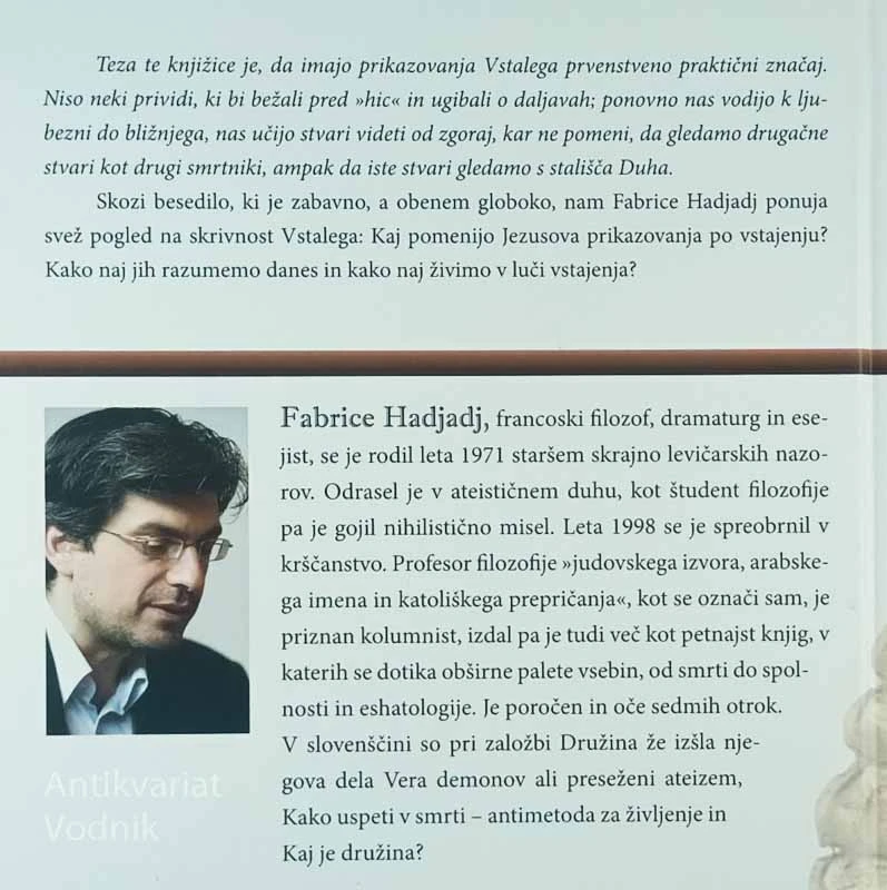 VSTAJENJE, NAVODILA ZA UPORABO, Fabrice Hadjadj