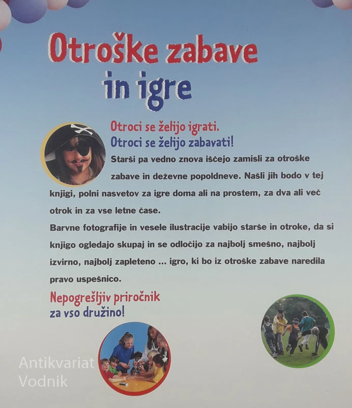 OTROŠKE ZABAVE IN IGRE, Anne Braun