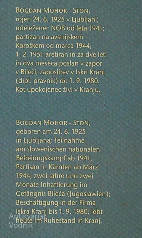 LUNA, Bogdan Mohor – Ston (posvetilo avtorja)
