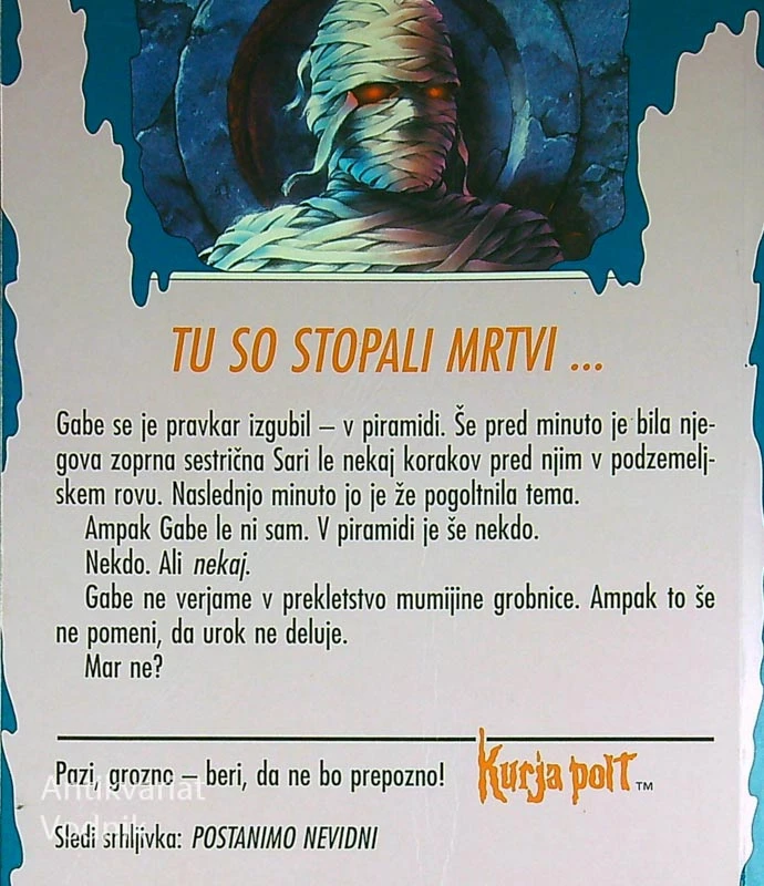 KURJA POLT: PREKLETSTVO MUMIJINE GROBNICE, R. L. Stine