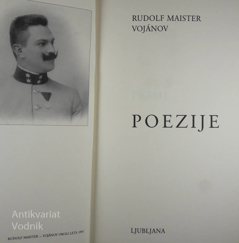 POEZIJE, Rudolf Maister Vojanov