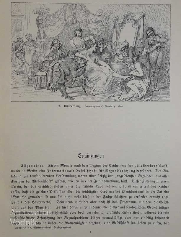 Die Weiberherrschaft in der Geschichte der Menschheit, Ergangzunsband, Alfred Fuchs in Eduard Kind